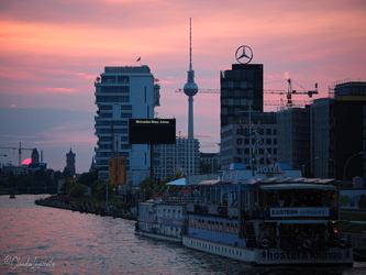 Berlin - Sonnenuntergang an der Spree