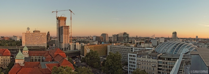 Berlin - Panorama-Blick über die  City West