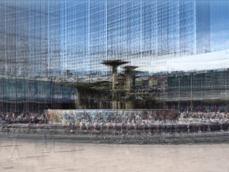 Berlin - Alexanderplatz - Brunnen der Völkerfreundschaft
